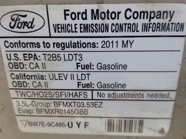 2011 FORD EXPLORER, SILVER, XLT, 3.5L, AT, AWD,   F25042